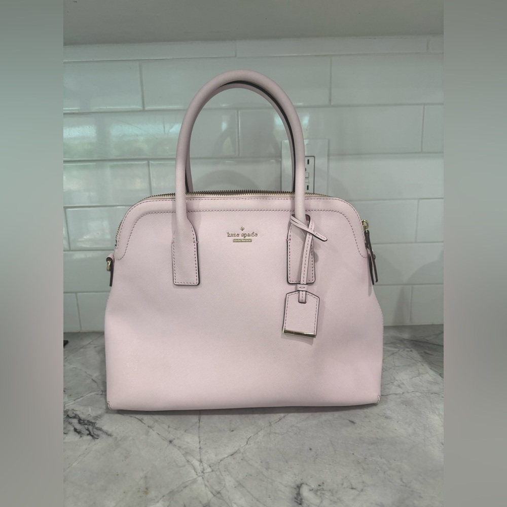 Kate Spade Light Pink Leather Cameron Street Bag